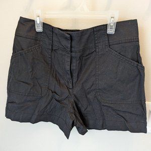 WHBM Black Utility Shorts